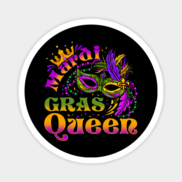 Mardi Gras Mardi Gras Queen Magnet by KAWAIITEE